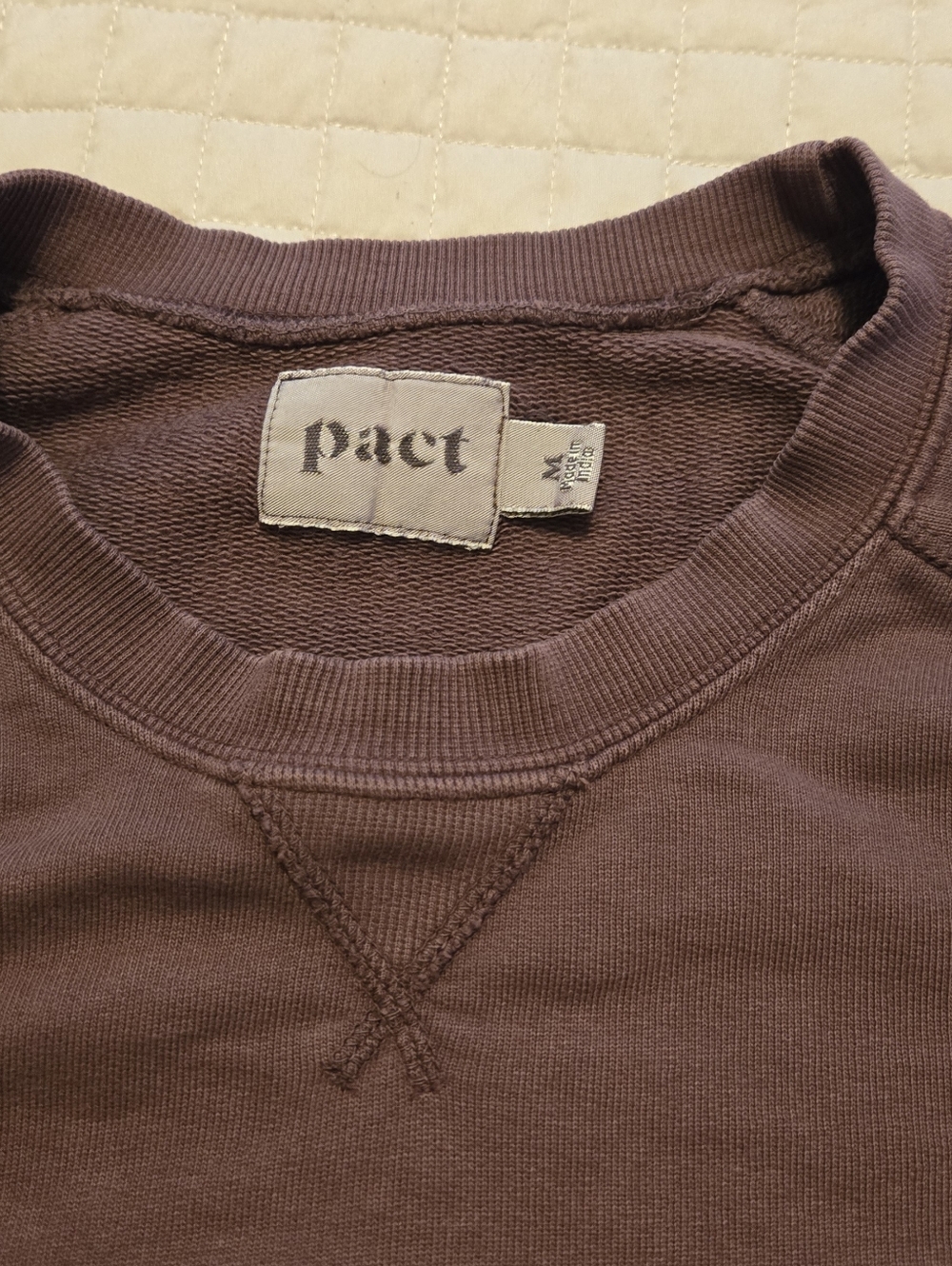 Women’s Crewneck Sweater in Chocolate Brown